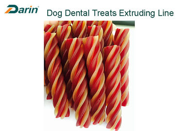 نكهة لحم البقر الطبيعية الملتوية العصي الكلب الغذاء الطارد آلات يعامل الأسنان خط البثق