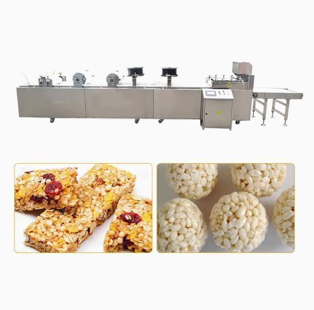 ماكينة تقطيع الحبوب من ميوسلي ماكينة تقطيع الحبوب من جرانولا مع براءة اختراع جديدة