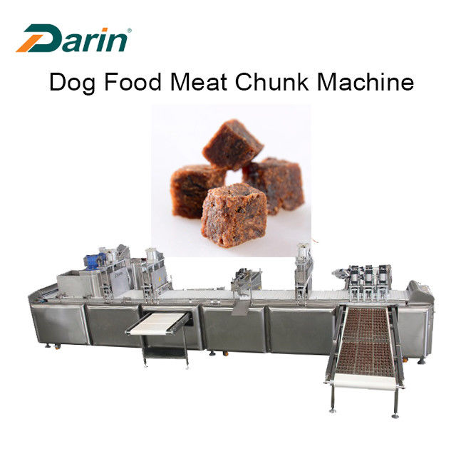 Siemens PLC Codfish Cubes Dog Food ماكينة الفولاذ المقاوم للصدأ