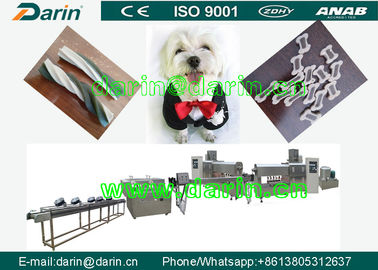 سي ISO9001 معتمد الكلب الغذاء صنع آلة مضغ الحيوانات الأليفة خط تجهيز الأغذية