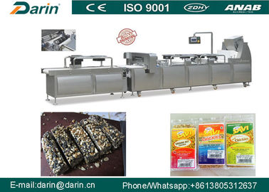 400-600kg / hr شريط الأرز المطحون Chikki الحبوب ماكينة الفولاذ المقاوم للصدأ 304