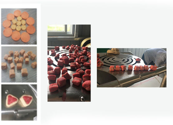 المأكولات الخفيفة / خط معالجة طعام الحيوانات الأليفة / آلة تصنيع طعام الحيوانات الأليفة