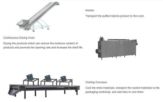 خط إنتاج معالجة آلة بثق فول الصويا المنقوشة المعتمدة من CE بسعة 150 كجم/ساعة