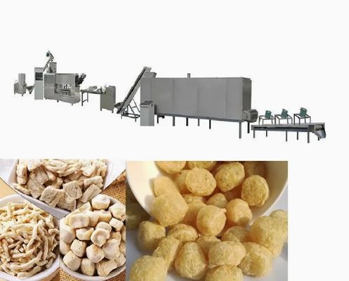 خط إنتاج معالجة آلة بثق فول الصويا المنقوشة المعتمدة من CE بسعة 150 كجم/ساعة