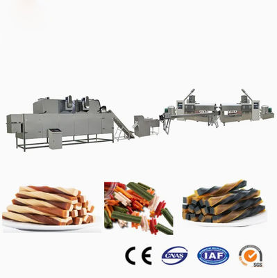Automaticlly الكلب لحمي عصا أغذية الحيوانات الأليفة ماكينة Munchy ستيب صنع