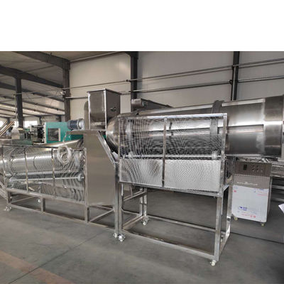 الذرة نفخة وجبة خفيفة الغذاء الطارد آلة برغي مزدوج الفولاذ المقاوم للصدأ