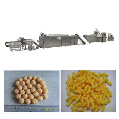 الذرة نفخة وجبة خفيفة الغذاء الطارد آلة برغي مزدوج الفولاذ المقاوم للصدأ