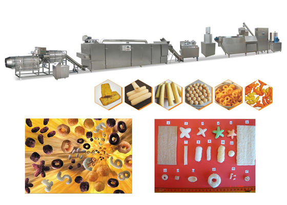 سريع سرعة عالية السعة آلة النفخة وجبة خفيفة الغذاء الذرة النفخة صنع وجبات خفيفة