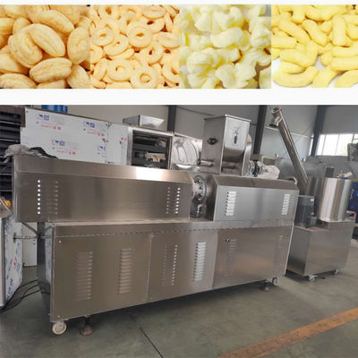 شهادة سي الذرة الجبن الكرة نفخة وجبة خفيفة صانع آلة التوأم برغي الطارد