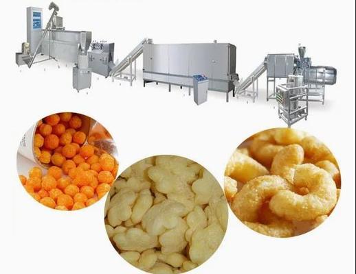 ستانليس ستيل 304 آلي نفث الذرة آلة مع 100-150kg لكل ساعة