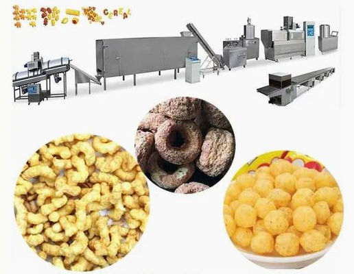 ستانليس ستيل 304 آلي نفث الذرة آلة مع 100-150kg لكل ساعة