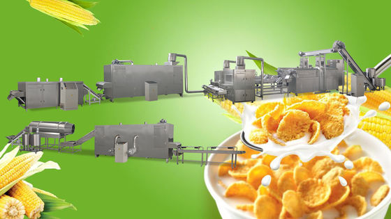 آلة صنع رقائق الذرة سيمنز PLC SS 300 كجم / ساعة