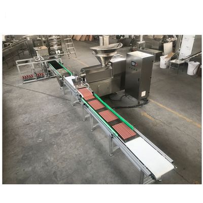 SUS304 الحيوانات الأليفة الطارد التلقائي اللحوم بار دخول الباردة قذف برغي واحد خط إنتاج الفولاذ المقاوم للصدأ