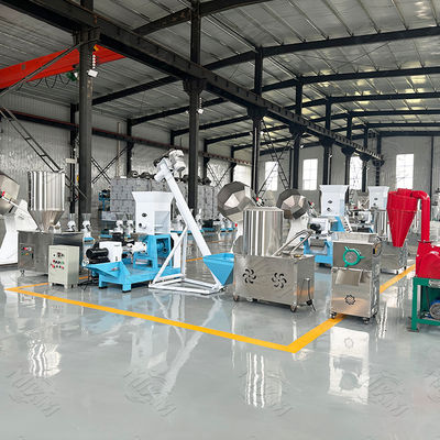 آلة طحن طعام الكلاب المفضلة للحيوانات الأليفة 100-300kg / h