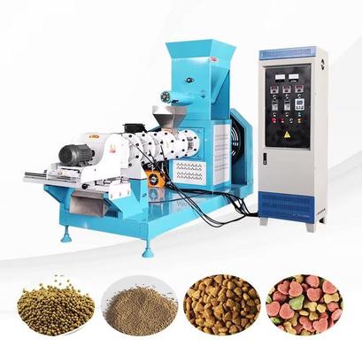 آلة بثق علف الأسماك والأطعمة الحيوانات الأليفة بشهادة CE، معدات بثق علف الحيوانات الأوتوماتيكية