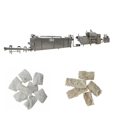 الفولاذ المقاوم للصدأ فول الصويا هيستون آلة الطارد الغذاء ، التوأم برغي الطارد الخط