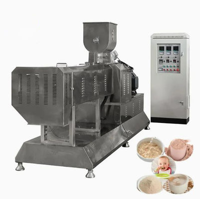 آلة بثق طعام مسحوق الحبوب الغذائية خط معالجة أغذية حبوب الأطفال