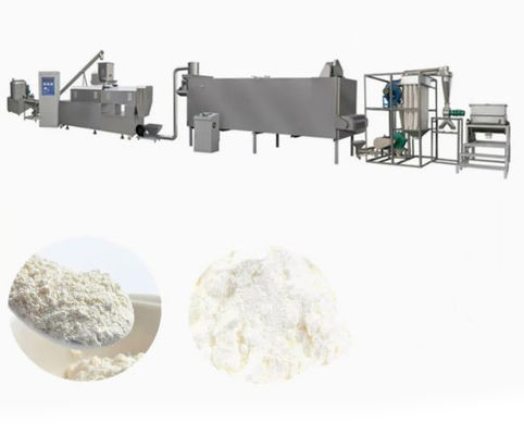 التوأم برغي البثق التغذية مسحوق الغذاء الطارد آلة 200-250kg / h