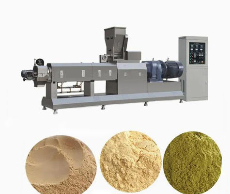 آلة بثق الطعام بمسامير مزدوجة لمسحوق الأرز، معدات بثق الطعام 193 كيلو واط