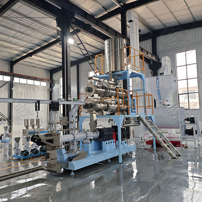 الفولاذ المقاوم للصدأ التوأم برغي الجاف الحيوانات الأليفة الغذاء الطارد المعدات الكلب والطيور