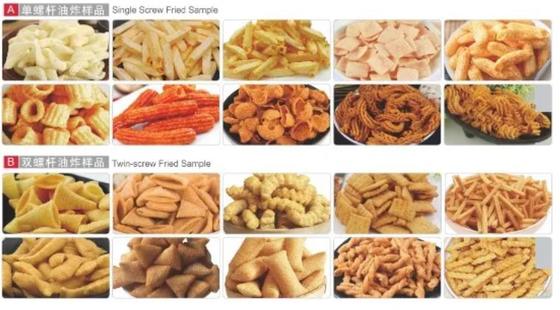 متنوعة الأشكال 2D 3d بيليه وجبة خفيفة متموج الصويا البازلاء الطارد آلة خط العملية