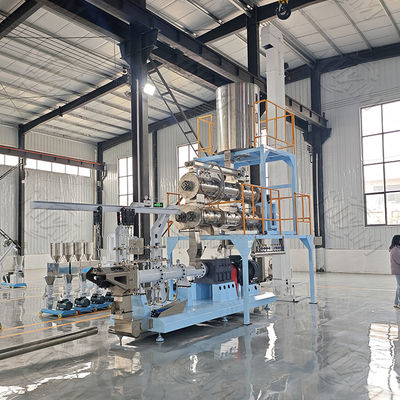 low price Double Screw Extruder Pet & Dog Food Processing Machine Stainless Steel with Motor As Core Component