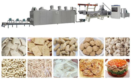 التلقائي بالكامل الخضروات الغذائية / تكسترو الصويا آلة الطارد