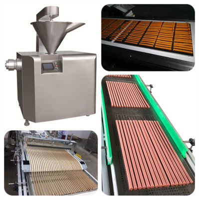 شرائط لحوم الكلاب خط بثق البثق البارد لآلة تقطيع الطعام للكلاب