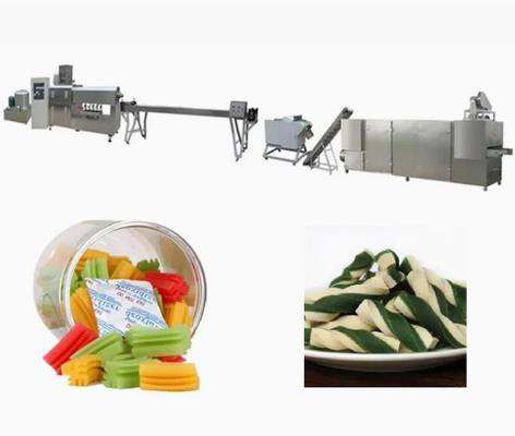 خط إنتاج SS 100KW PET Chews لصحة أسنان الكلاب