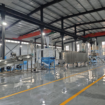 PLC Control 5ton 150kg / Hr Pet Food Extruder Machine For Dog يعامل