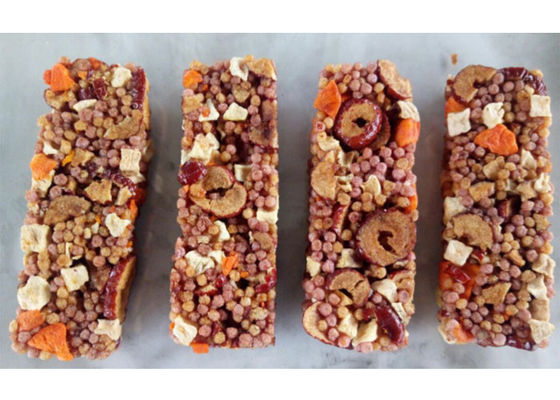 آلة تشكيل شريط الحبوب ، آلة صنع شريط الأرز منتفخ 300 ~ 500kg لكل ساعة