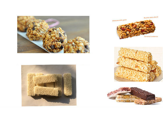 خط إنتاج شريط الحبوب Engery ، يعامل الطيور / العصي علاج الطيور تشكيل آلة