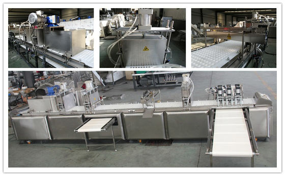 400 كجم / ساعة لحوم الكلاب النرد آلة تشكيل شاشة تعمل باللمس PLC