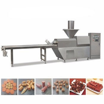 خط إنتاج أغذية الحيوانات الأليفة متشنج لحوم الحيوانات الأليفة المبثوق على البارد