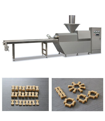 التلقائي أغذية الحيوانات الأليفة خط إنتاج مادة الفولاذ المقاوم للصدأ الحيوانات الأليفة وجبة خفيفة آلة اللحوم