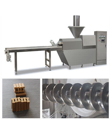 التلقائي أغذية الحيوانات الأليفة خط إنتاج مادة الفولاذ المقاوم للصدأ الحيوانات الأليفة وجبة خفيفة آلة اللحوم