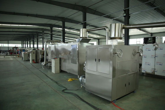 خط إنتاج رقائق الذرة 300 كجم / ساعة خط إنتاج حبوب الإفطار