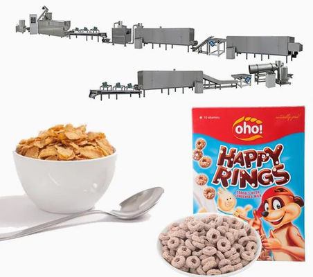 إنجليش كورن فلاكيس بروسسينغ لين رقائق الذرة ماكينة