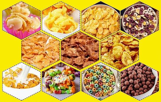 المستمر و التلقائي الذرة رقائق تجهيز خط مع سي القياسية