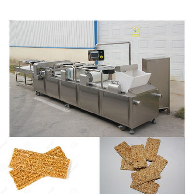 آلة شريط الحبوب الفولاذ المقاوم للصدأ SUS وجبة خفيفة شريط مسطح