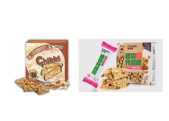 آلة صنع شريط الحبوب Muesli Candy مع محرك Siemens PLC WEG