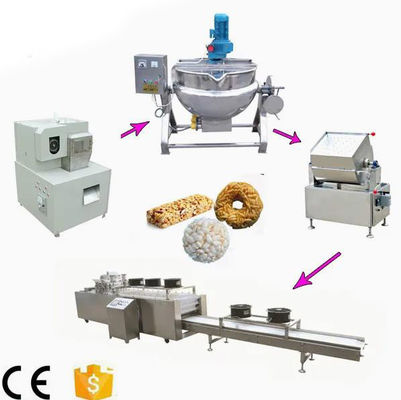 برزت رايس كعكة ماكينة / الحبوب النفخ آلة للدخن والقمح