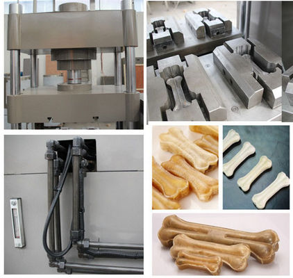 آلة صنع عظام الكلاب من الجلد الخام المضغوط