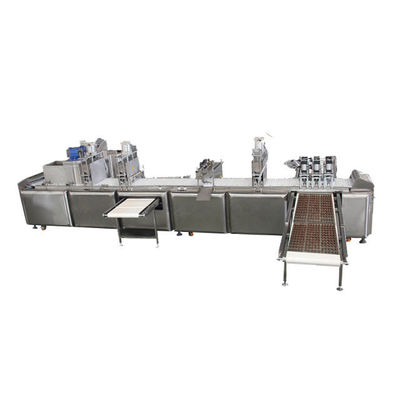 Siemens PLC Codfish Cubes Dog Food ماكينة الفولاذ المقاوم للصدأ