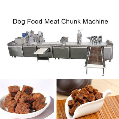 Siemens PLC Codfish Cubes Dog Food ماكينة الفولاذ المقاوم للصدأ