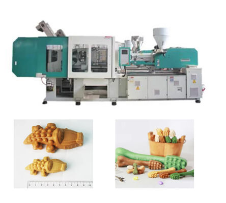 آلة صنع بسكويت الكلاب للعناية بالأسنان بالقالب الأوتوماتيكي لولب واحد
