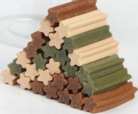 معدات بثق أغذية الحيوانات الأليفة للعناية بالأسنان / وجبات خفيفة للحيوانات الأليفة / أعواد مضغ للكلاب / مكافآت الحيوانات الأليفة