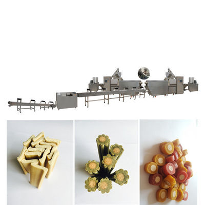 آلة بثق طعام الكلاب الأليفة، آلة معالجة طعام الحيوانات مع التحكم بـ PLC