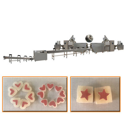 SUS304 المواد الكلب وجبات خفيفة / بيت يعامل الكلب الغذاء الطارد آلة مع ويج المحرك