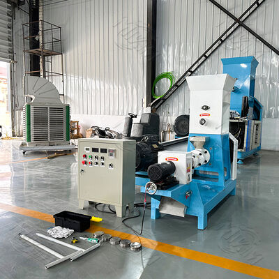 آلة صنع بثق لمعالجة علف الحيوانات الأليفة والكلاب والقطط والأسماك الصغيرة العائمة للبيع